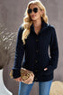 Long Sleeve Button-Up Hooded Cardigans